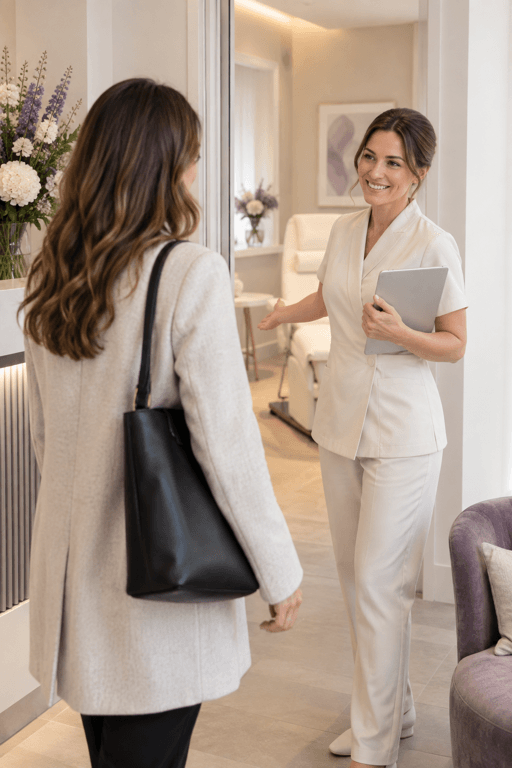 newlife aesthetics clinic inside customer